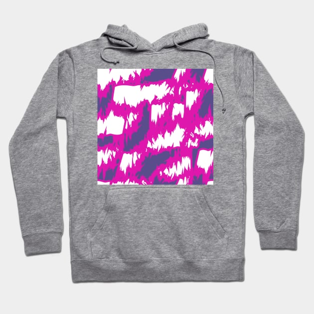 Brush Strokes Seamless Fashion Fabric Hoodie by MichelMM